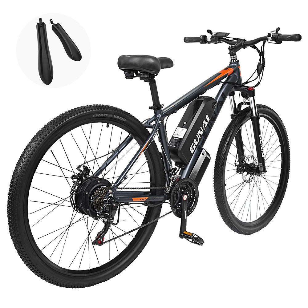 Bicicleta de montaña eléctrica GUNAI GN29, neumáticos de 29", motor de 750 W, batería de 48 V y 15 Ah