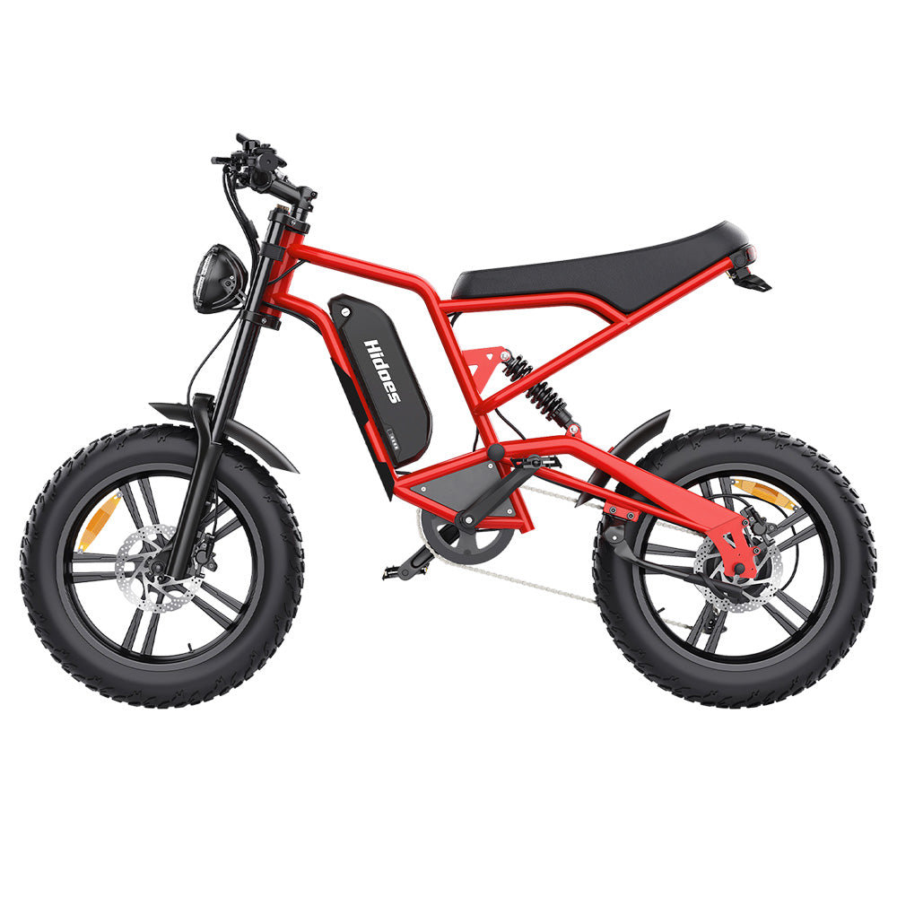 Hidoes B6 Electric Dirt Bike 20" Fat Tires 1200W Motor 48V 15Ah Battery