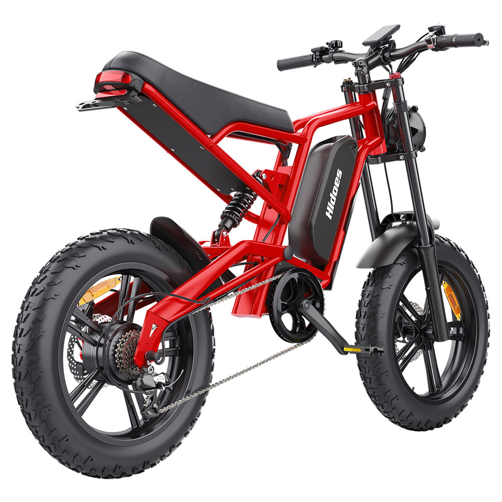 Hidoes B6 Electric Dirt Bike 20" Fat Tires 1200W Motor 48V 15Ah Battery