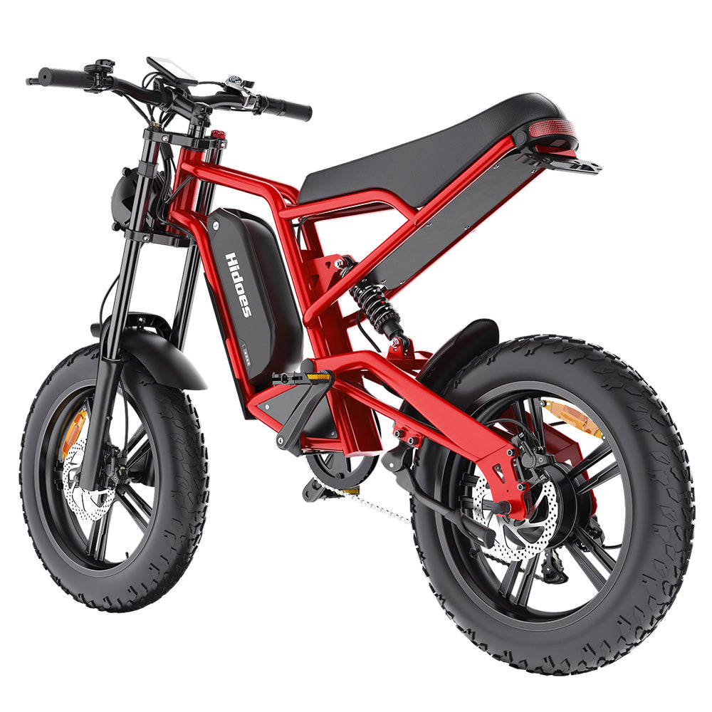 Hidoes B6 Electric Dirt Bike 20" Fat Tires 1200W Motor 48V 15Ah Battery