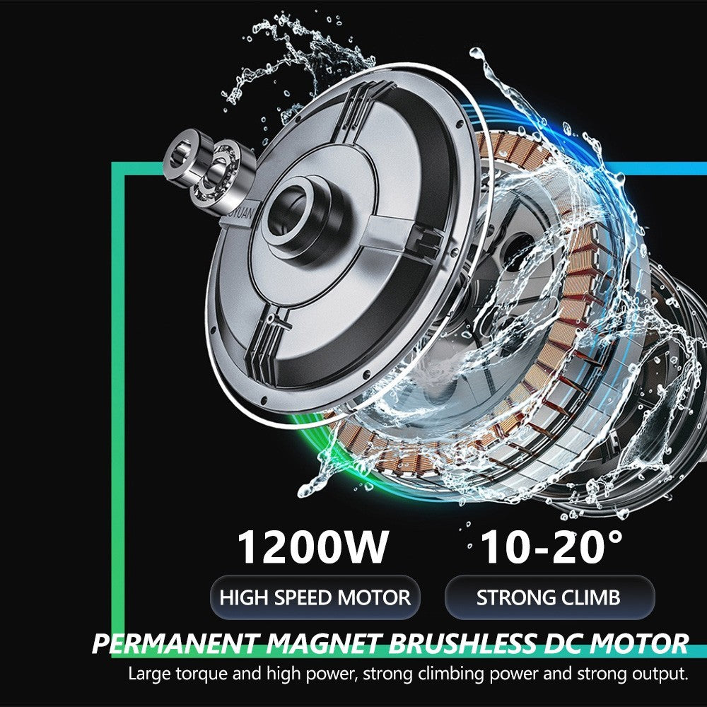 Hidoes B6 Electric Dirt Bike 20" Fat Tires 1200W Motor 48V 17.5Ah Battery