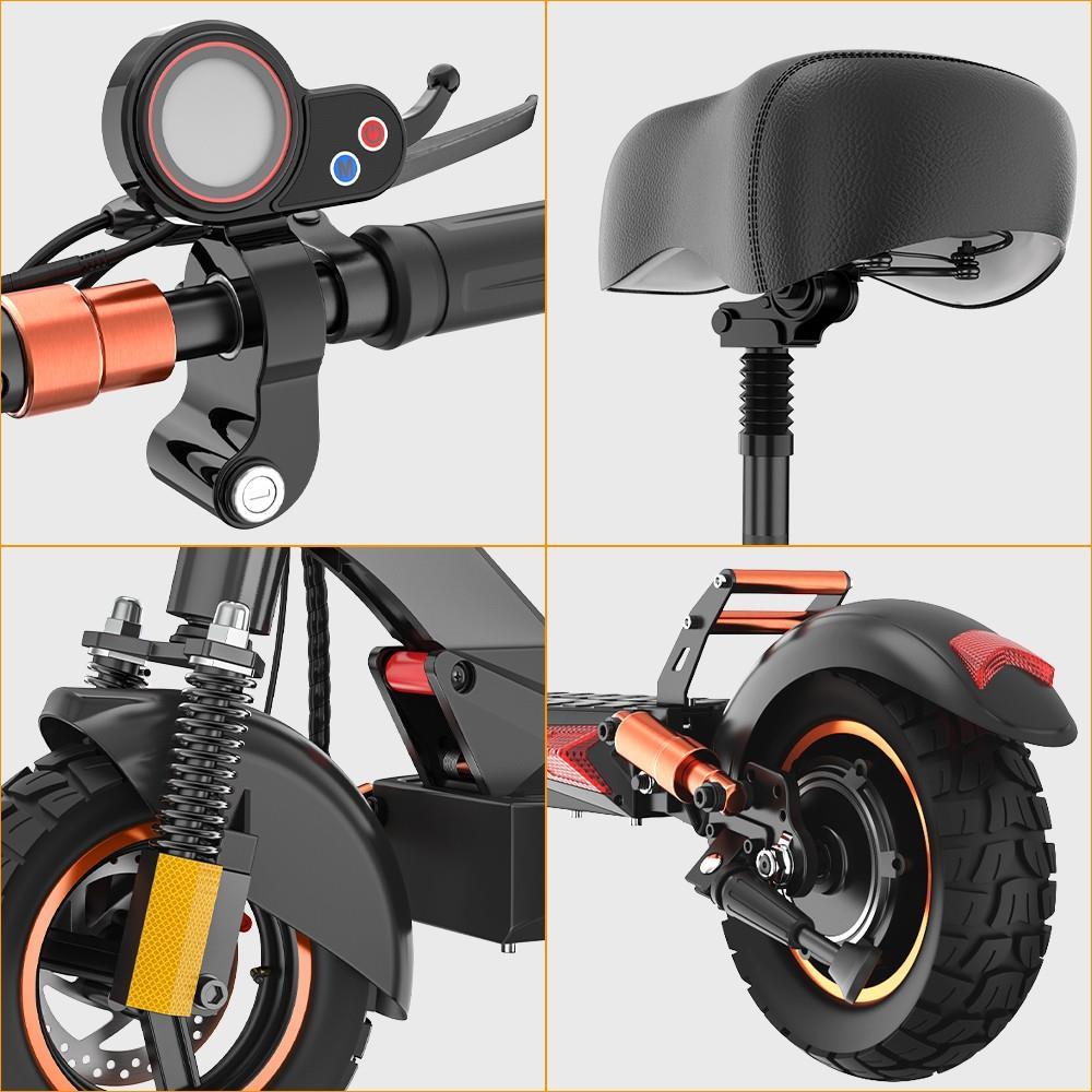iENYRID M4 Pro S+ Electric Scooter with Seat 10" Tires 800W 48V 12.5Ah Battery