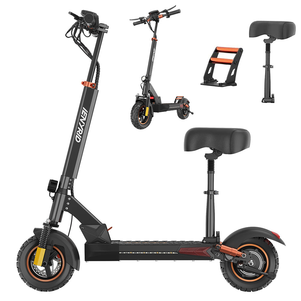 iENYRID M4 Pro S+ Electric Scooter with Seat 10" Tires 800W 48V 12.5Ah Battery