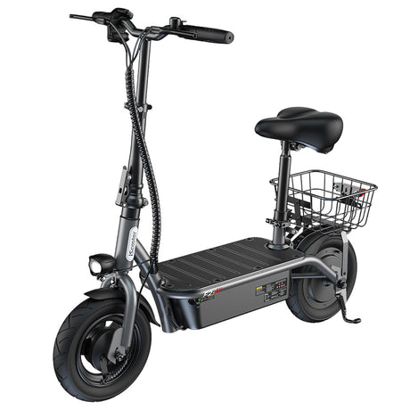 iScooter F2 Electric Scooter With Basket 10" Tires 500W 36V 7.8AH Battery