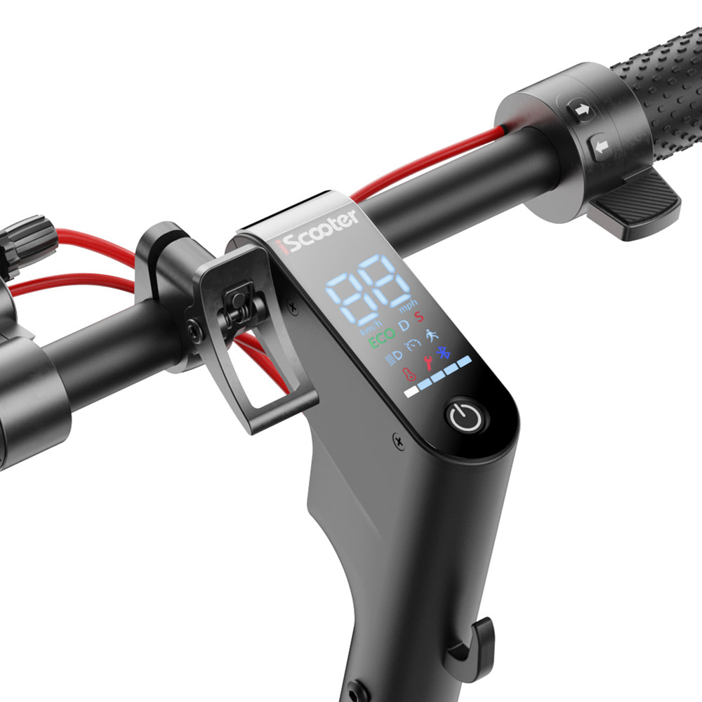 Patinete eléctrico iScooter W7, neumáticos de 8,5", motor de 350 W, batería de 42 V y 7,8 Ah