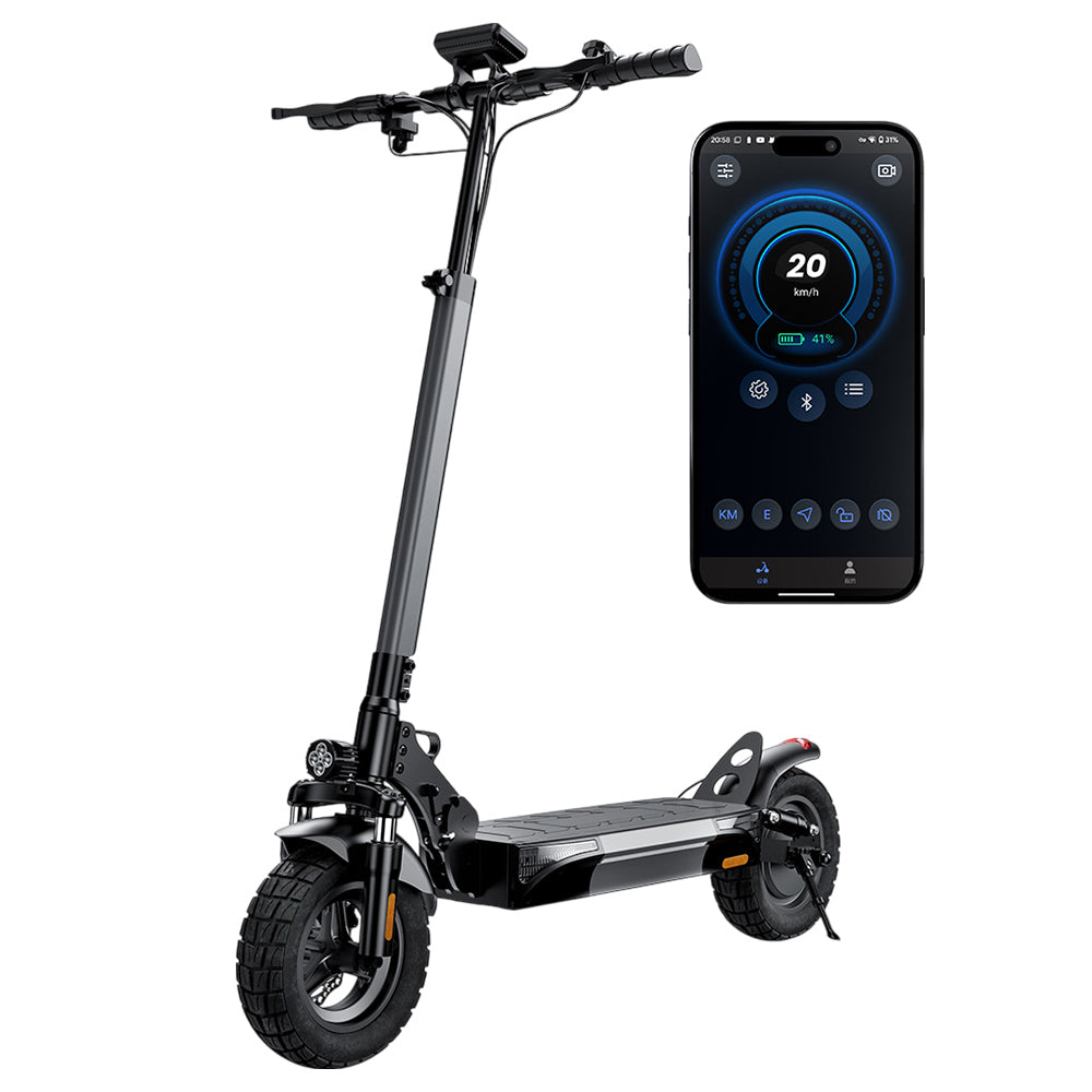 iScooter W9 Electric Scooter 10" Tires 1000W Motor 48V 14Ah Battery
