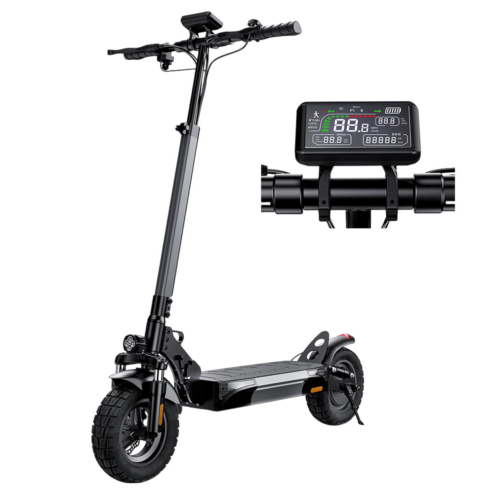 iScooter W9 Electric Scooter 10" Tires 1000W Motor 48V 14Ah Battery