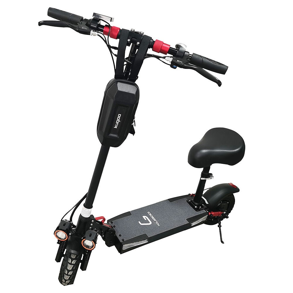 Patinete eléctrico KUGOO M4 Pro con asiento, neumáticos de 10", batería de 500 W, 48 V y 21 Ah