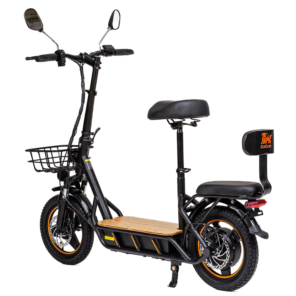Patinete eléctrico KuKirin C1 Pro versión 2024 con asiento, neumáticos de 14", motor de 500 W, batería de 48 V y 26 Ah