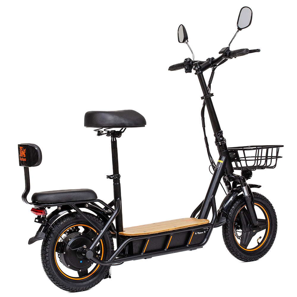 Patinete eléctrico KuKirin C1 Pro versión 2024 con asiento, neumáticos de 14", motor de 500 W, batería de 48 V y 26 Ah