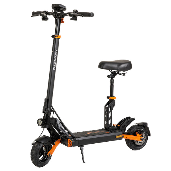 Patinete eléctrico KuKirin G2 Pro con asiento, neumáticos de 9", batería de 600 W, 48 V y 15,6 Ah