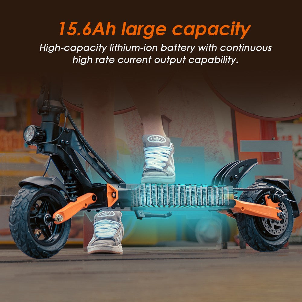 KuKirin G2 Pro Electric Scooter with Seat 9" Tires 600W 48V 15.6Ah Battery