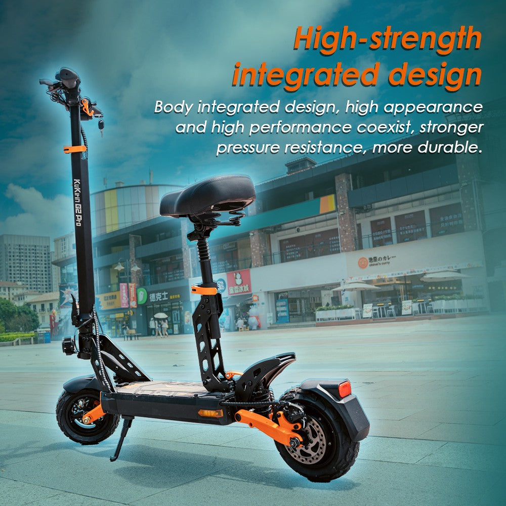 KuKirin G2 Pro Electric Scooter with Seat 9" Tires 600W 48V 15.6Ah Battery