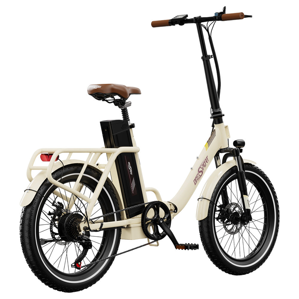 ONESPORT OT16-2 Electric Bike 20" Tires 250W Motor 48V 17Ah Battery