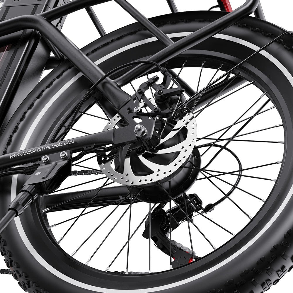 ONESPORT OT16-2 Electric Bike 20" Tires 250W Motor 48V 17Ah Battery