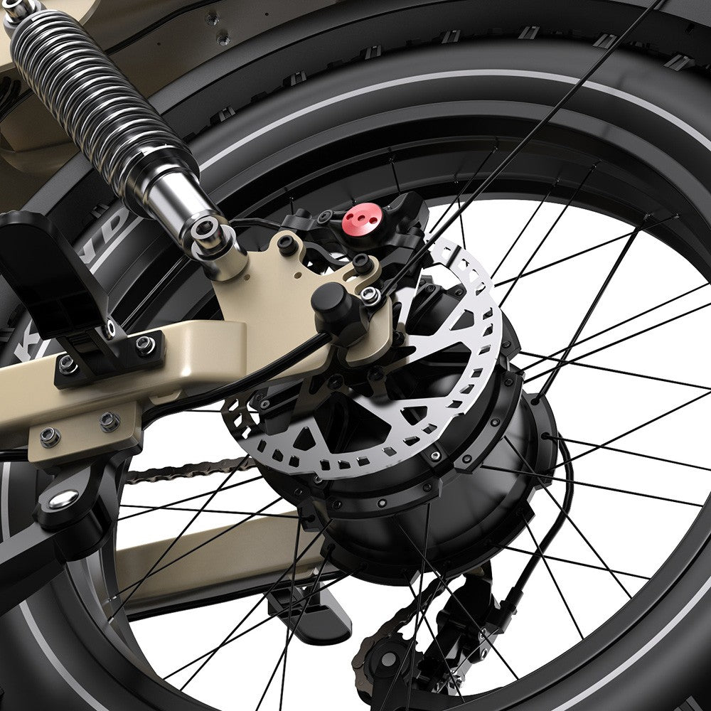 ONESPORT W77 Electric Bike 20" Tires 500W Motor 48V 18Ah Battery