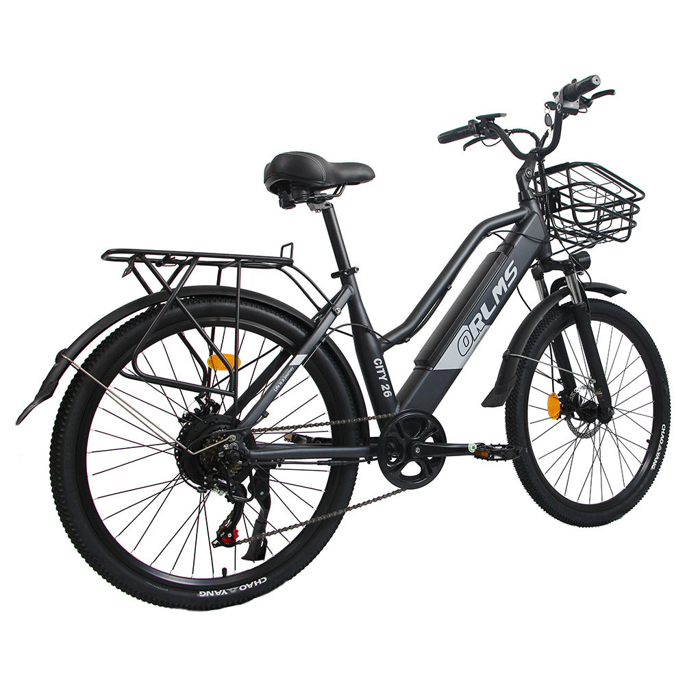 Orlms CITY Electric Bike 26" Tires 500W Motor 48V 15Ah Battery