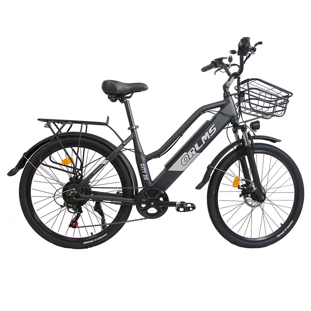 Orlms CITY Electric Bike 26" Tires 500W Motor 48V 15Ah Battery