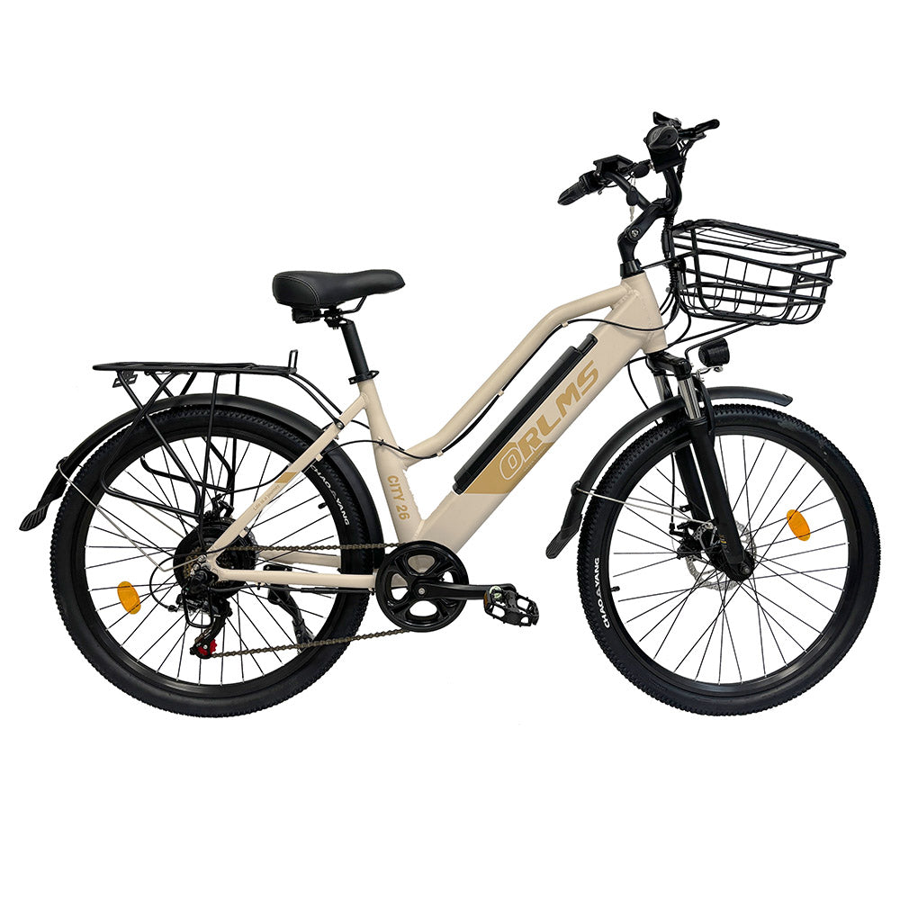 Orlms CITY Electric Bike 26" Tires 500W Motor 48V 15Ah Battery