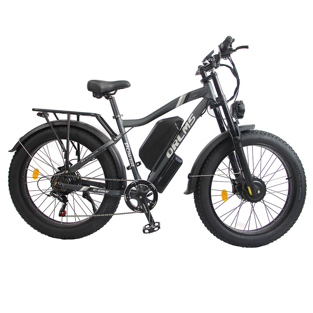 Orlms MX500 Electric Bike 26" Tires Dual 1000W Motors 52V 25Ah Battery