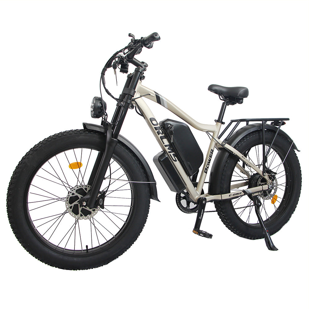 Orlms MX500 Electric Bike 26" Tires Dual 1000W Motors 52V 25Ah Battery