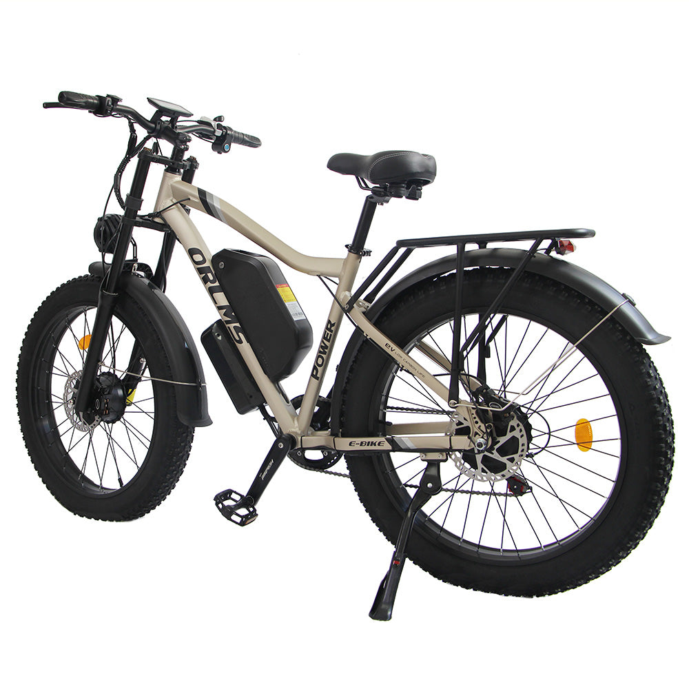 Orlms MX500 Electric Bike 26" Tires Dual 1000W Motors 52V 25Ah Battery
