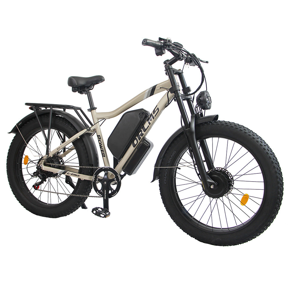 Orlms MX500 Electric Bike 26" Tires Dual 1000W Motors 52V 25Ah Battery