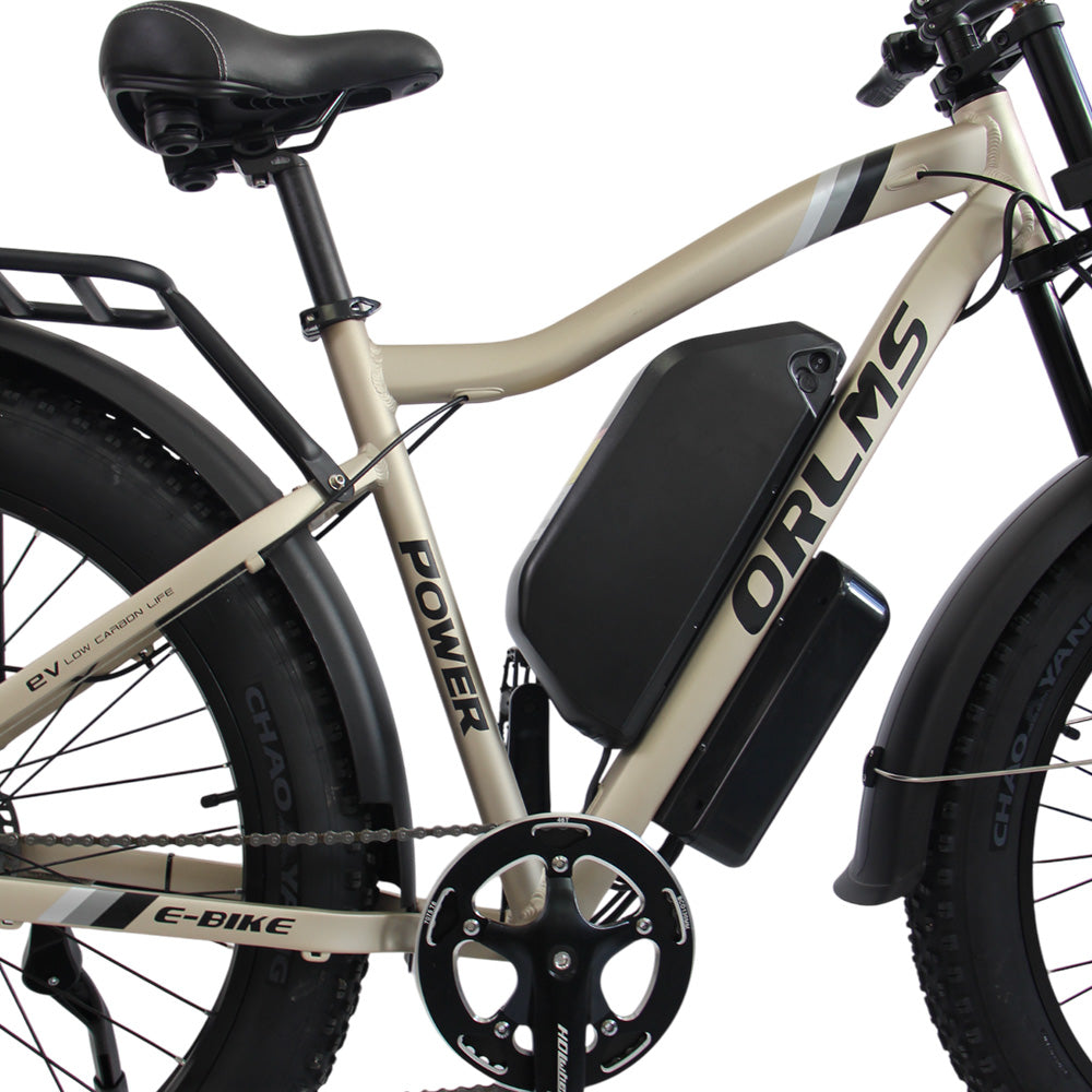 Orlms MX500 Electric Bike 26" Tires Dual 1000W Motors 52V 25Ah Battery