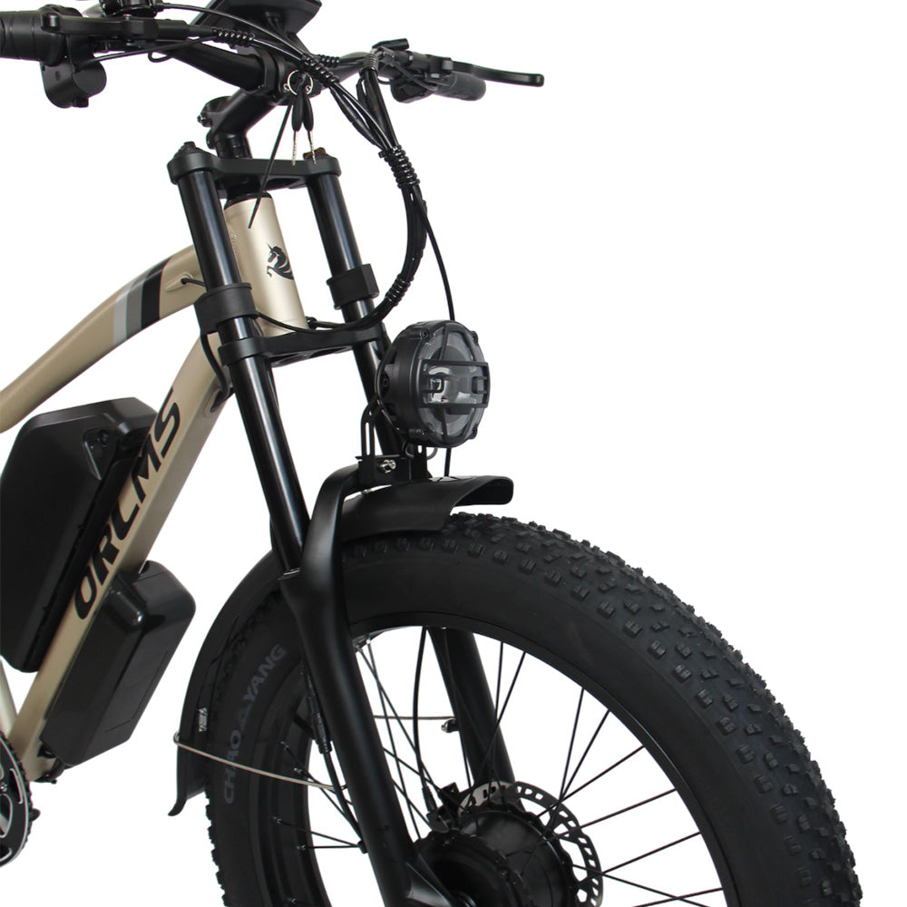 Orlms MX500 Electric Bike 26" Tires Dual 1000W Motors 52V 25Ah Battery