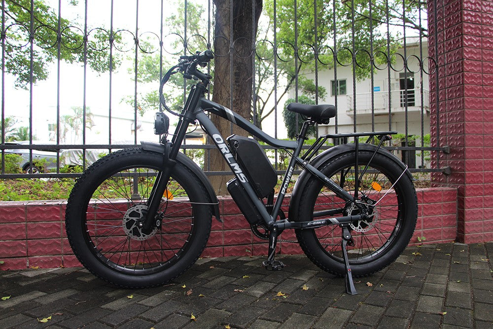 Orlms MX500 Electric Bike 26" Tires Dual 1000W Motors 52V 25Ah Battery