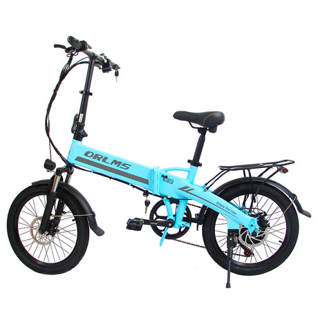 Orlms S9 Folding Electric Bike 20" Tires 250W Motor 48V 13Ah Battery