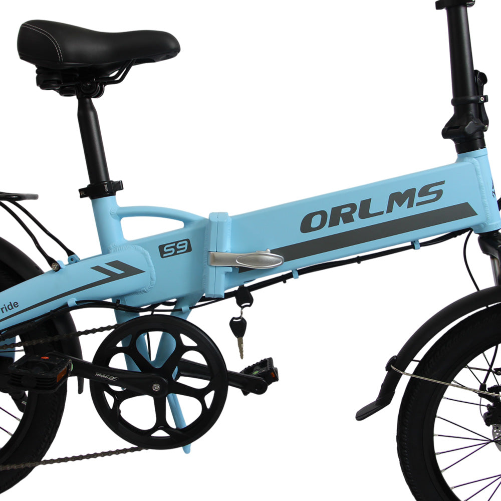 Orlms S9 Folding Electric Bike 20" Tires 250W Motor 48V 13Ah Battery