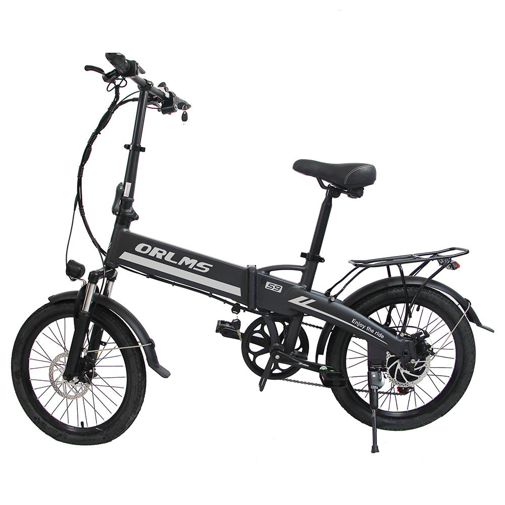 Orlms S9 Folding Electric Bike 20" Tires 250W Motor 48V 13Ah Battery