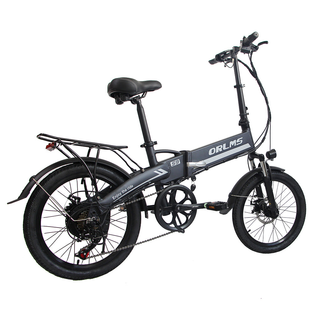 Orlms S9 Folding Electric Bike 20" Tires 250W Motor 48V 13Ah Battery