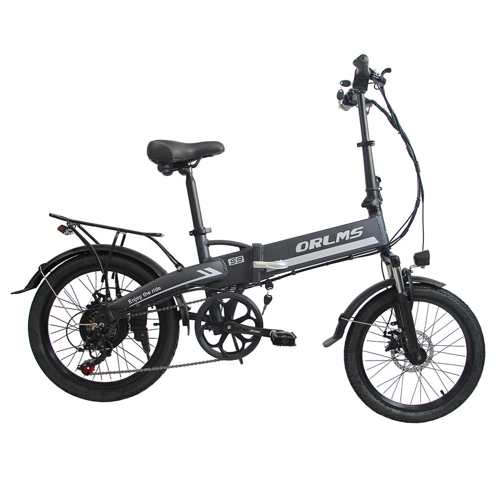 Orlms S9 Folding Electric Bike 20" Tires 250W Motor 48V 13Ah Battery