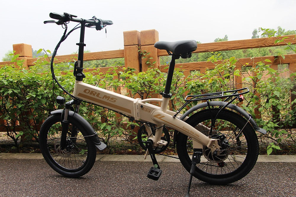 Orlms S9 Folding Electric Bike 20" Tires 250W Motor 48V 13Ah Battery