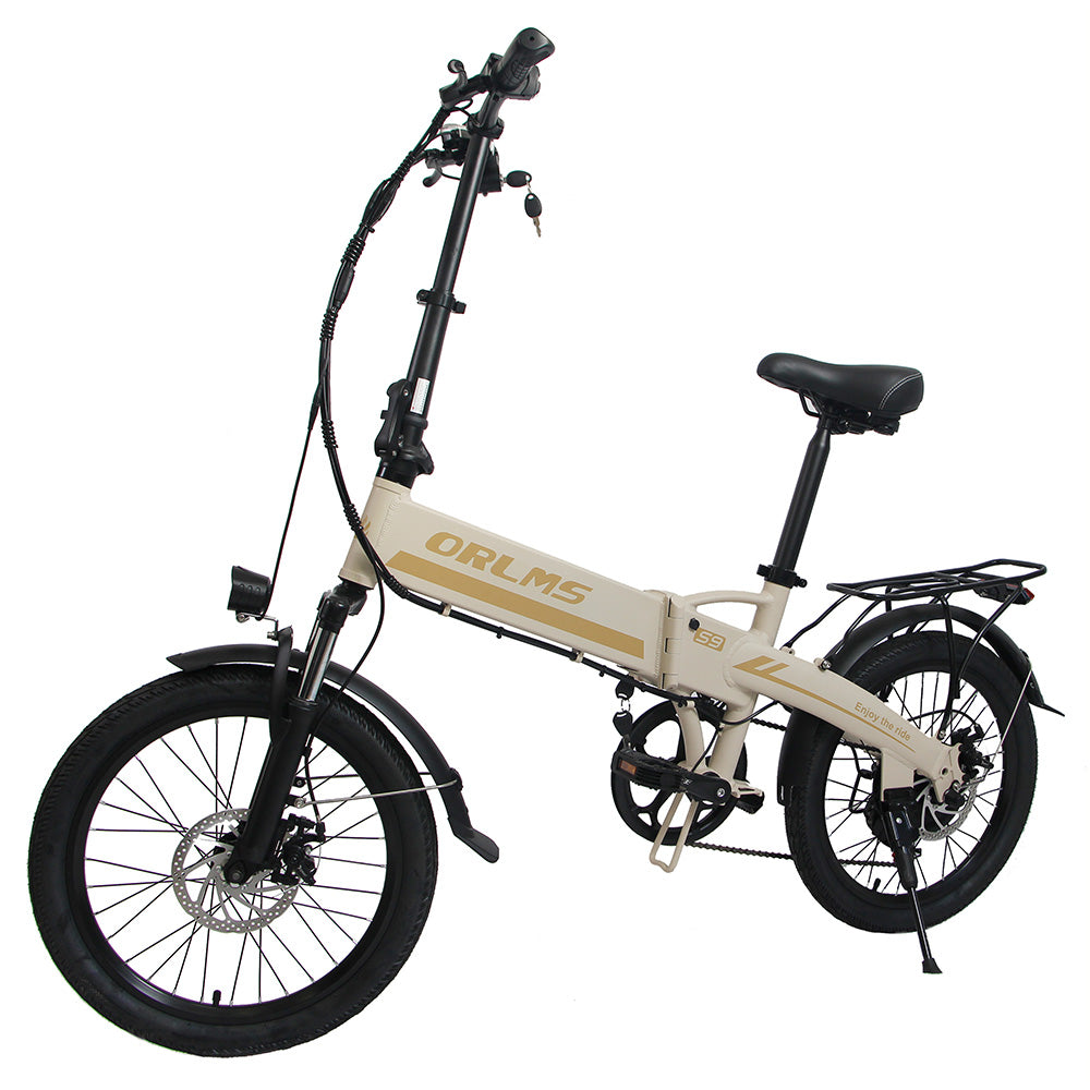Orlms S9 Folding Electric Bike 20" Tires 250W Motor 48V 13Ah Battery
