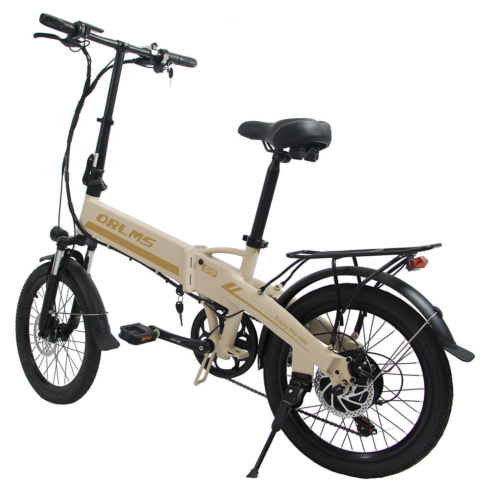 Orlms S9 Folding Electric Bike 20" Tires 250W Motor 48V 13Ah Battery