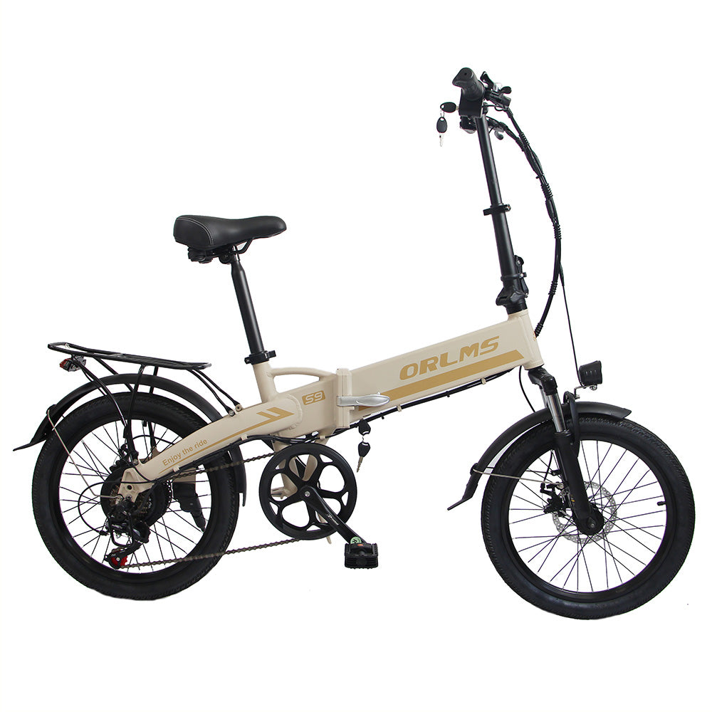 Orlms S9 Folding Electric Bike 20" Tires 250W Motor 48V 13Ah Battery