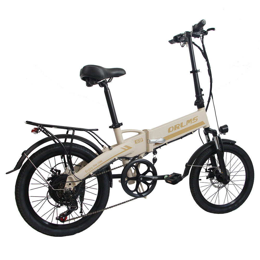 Orlms S9 Folding Electric Bike 20" Tires 250W Motor 48V 13Ah Battery