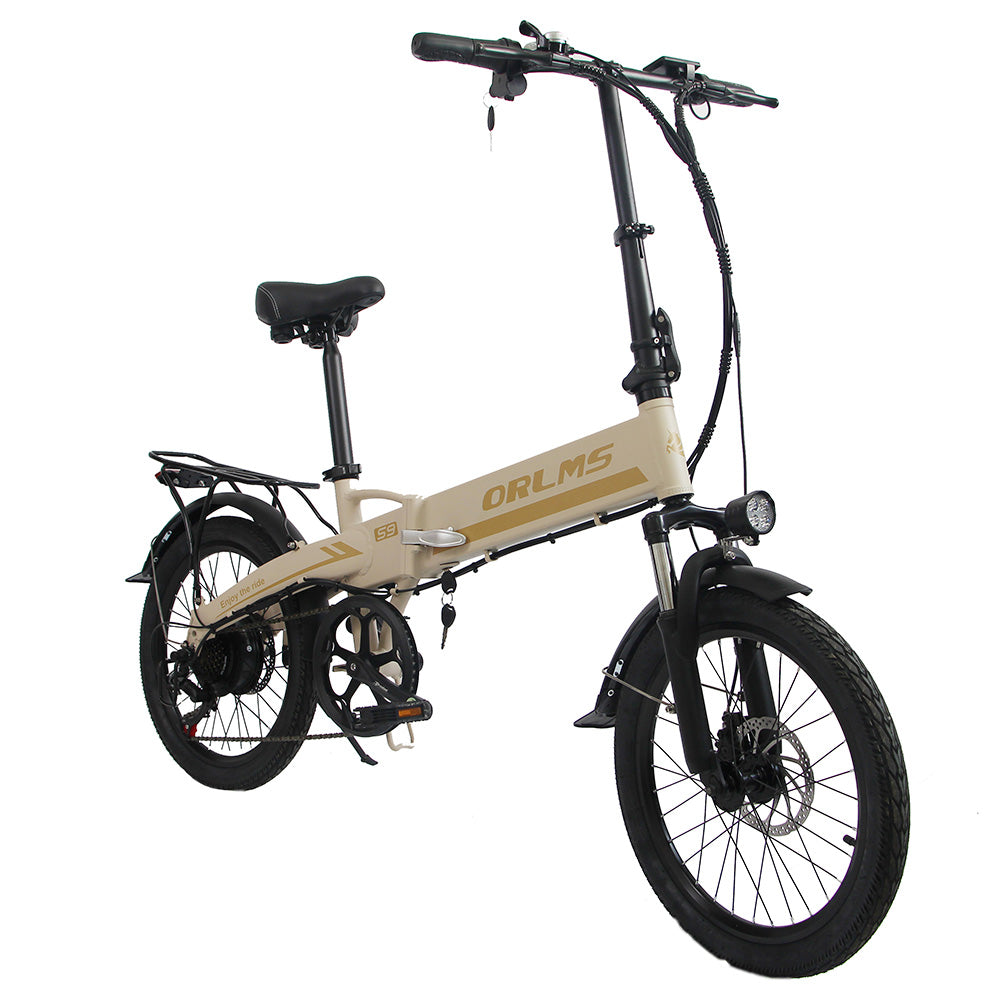 Orlms S9 Folding Electric Bike 20" Tires 250W Motor 48V 13Ah Battery
