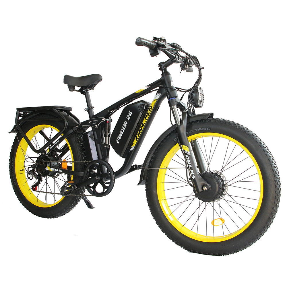 Orlms V3 Electric Bike 26" Tires Dual 1000W Motors 52V 25Ah Battery