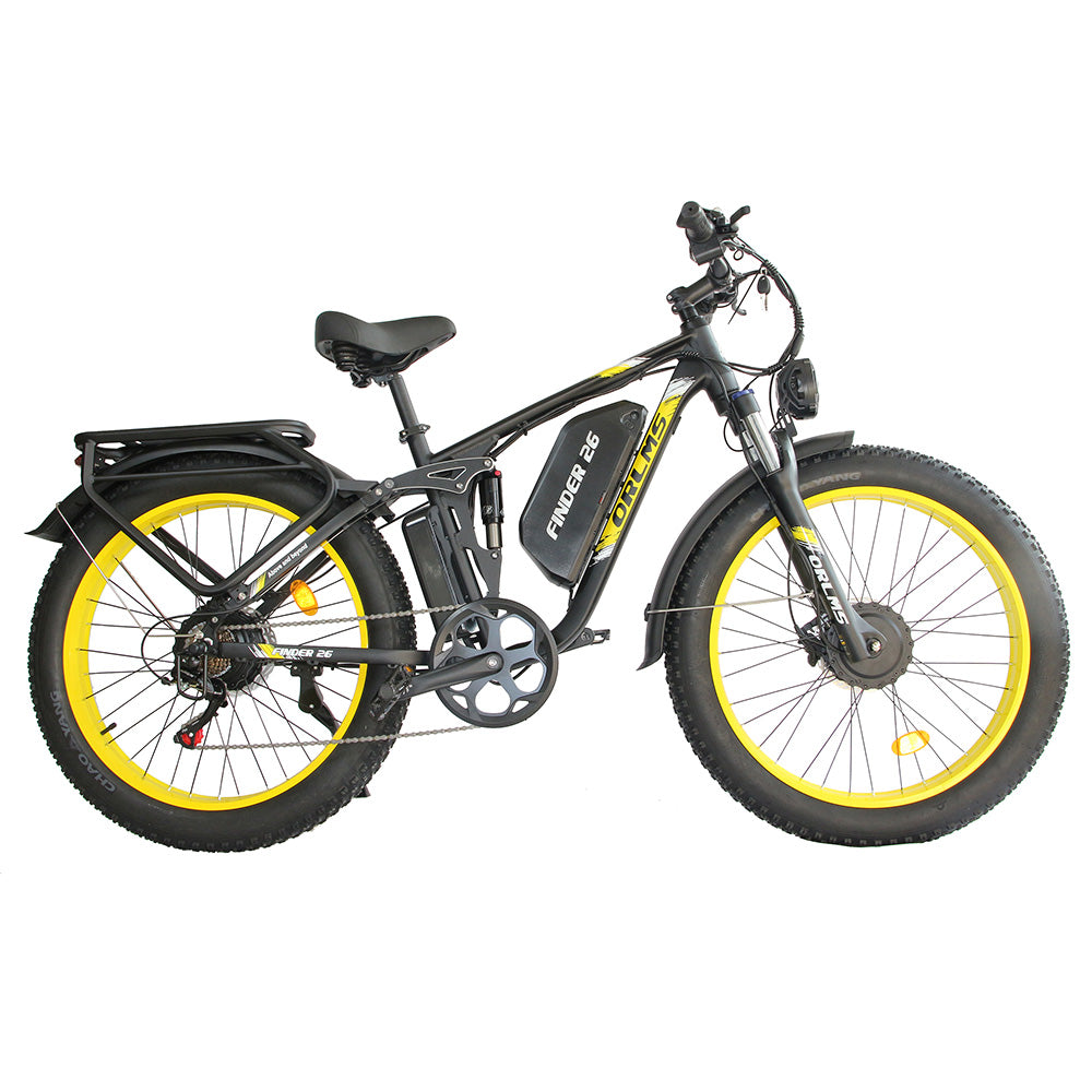 Orlms V3 Electric Bike 26" Tires Dual 1000W Motors 52V 25Ah Battery