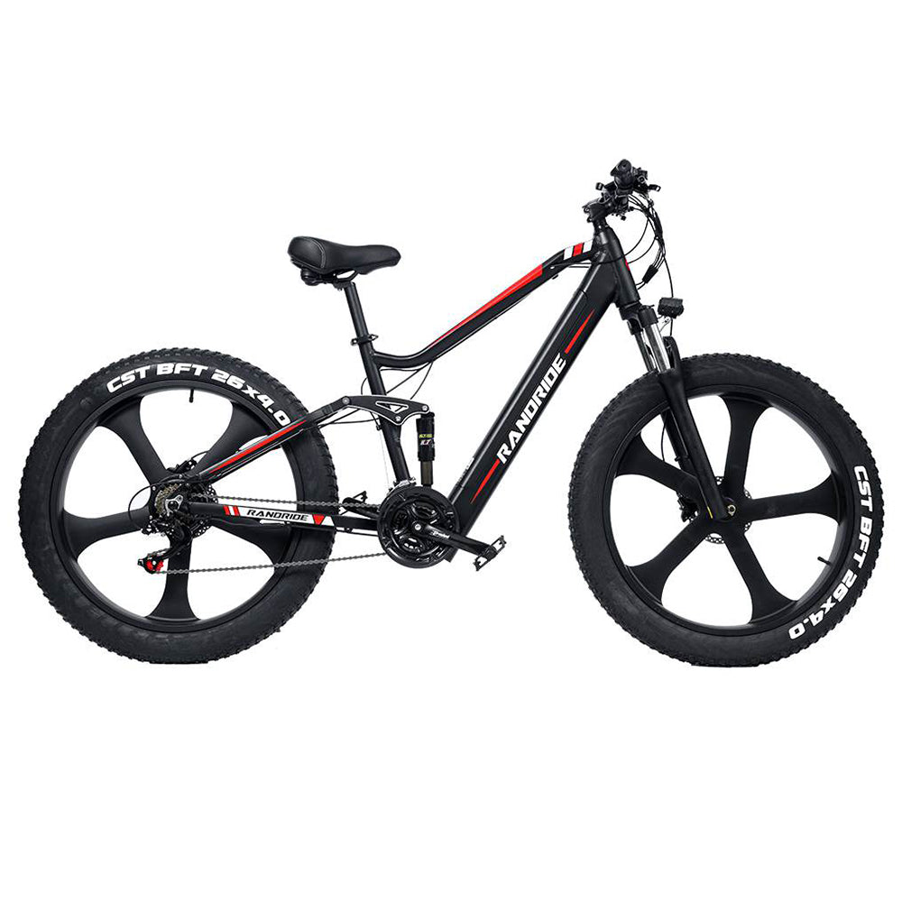 RANDRIDE YX90M Elektrisches Mountainbike 26" Reifen 1000W Motor 48V 13.6Ah Batterie