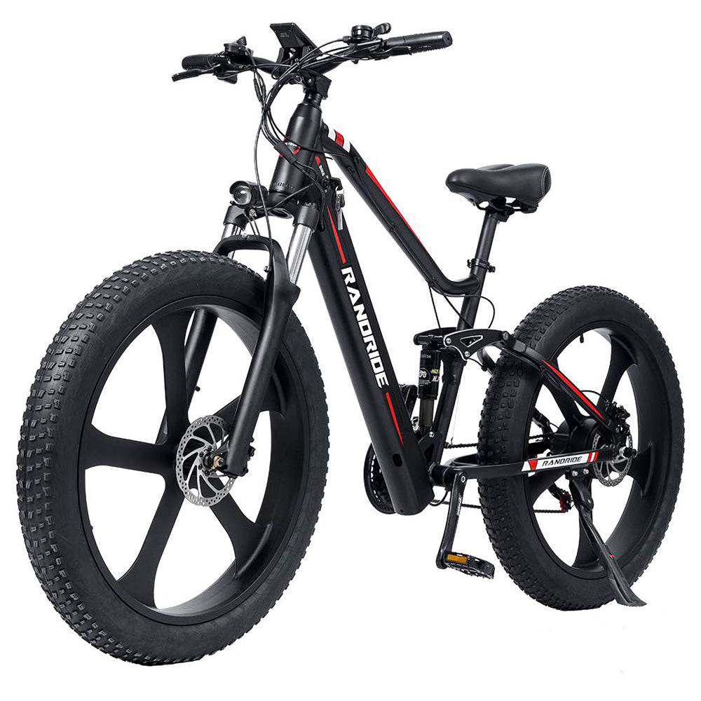 RANDRIDE YX90M Elektrisches Mountainbike 26" Reifen 1000W Motor 48V 13.6Ah Batterie