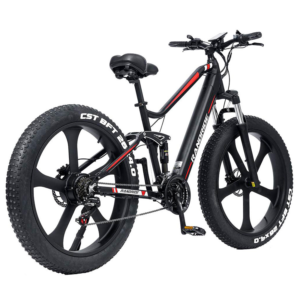 RANDRIDE YX90M Elektrisches Mountainbike 26" Reifen 1000W Motor 48V 13.6Ah Batterie