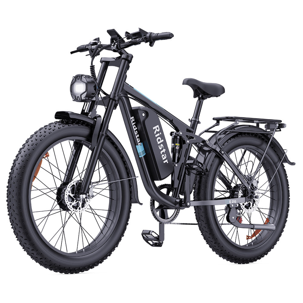 Ridstar E26 Pro Elektrisches Mountainbike 26" Reifen Dual 1000W Motoren 48V 23Ah Batterie