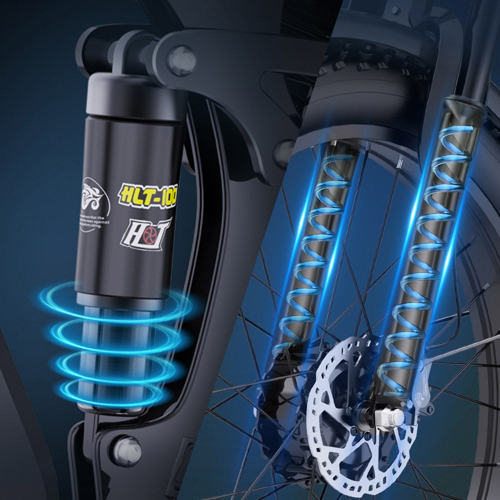 Ridstar E26 Pro Elektrisches Mountainbike 26" Reifen Dual 1000W Motoren 48V 23Ah Batterie