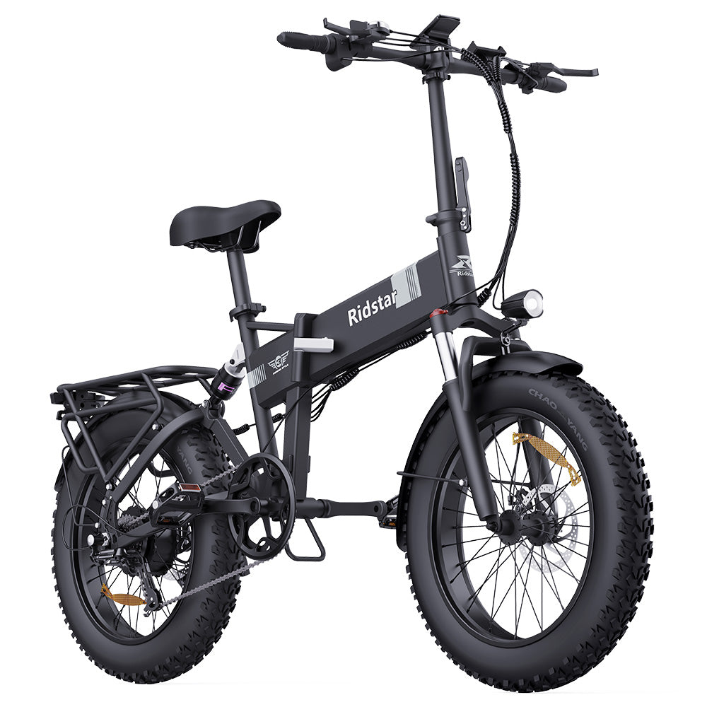 Ridstar H20 Folding Electric Bike 20" Fat Tires 1000W Motors 48V 15Ah Battery