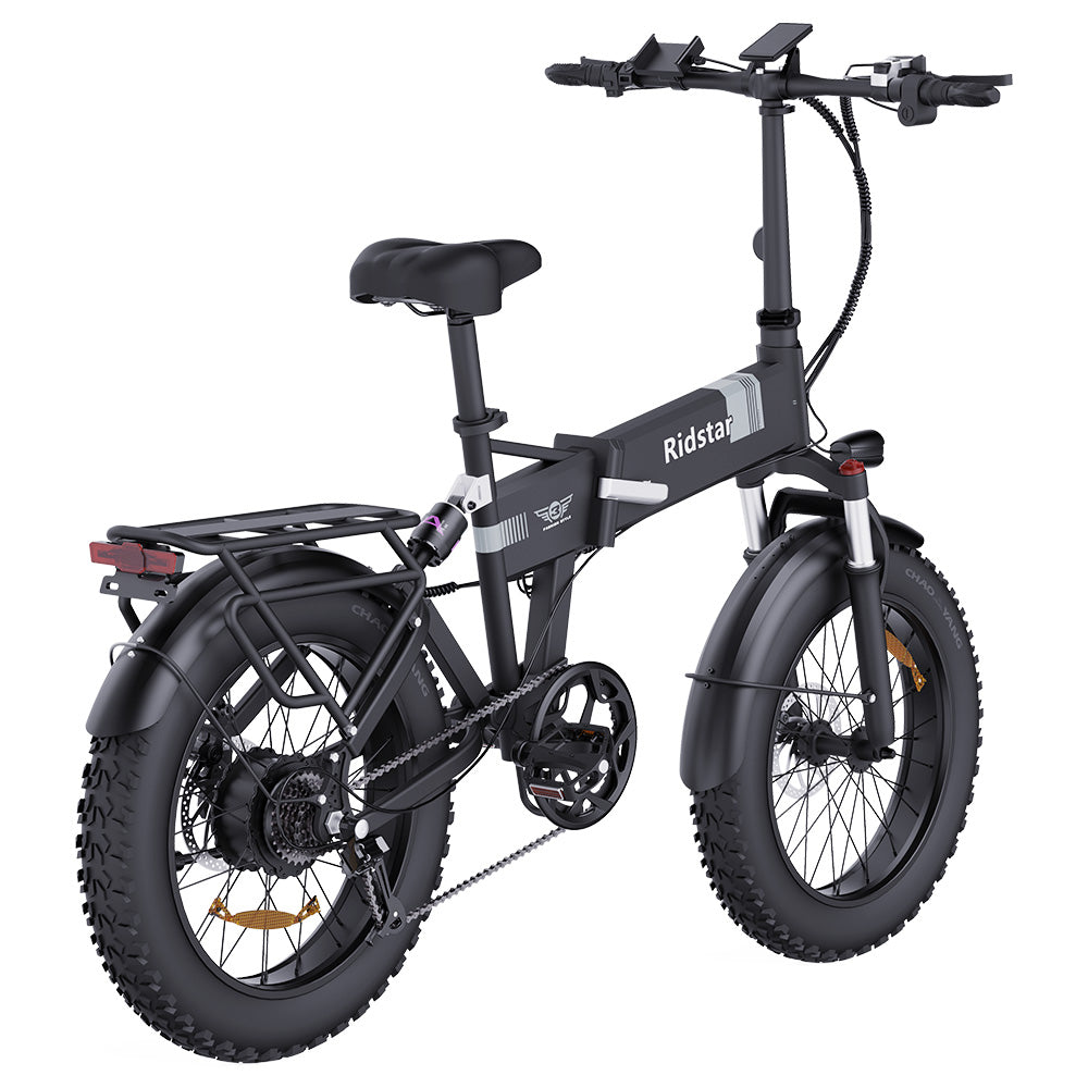Ridstar H20 Folding Electric Bike 20" Fat Tires 1000W Motors 48V 15Ah Battery